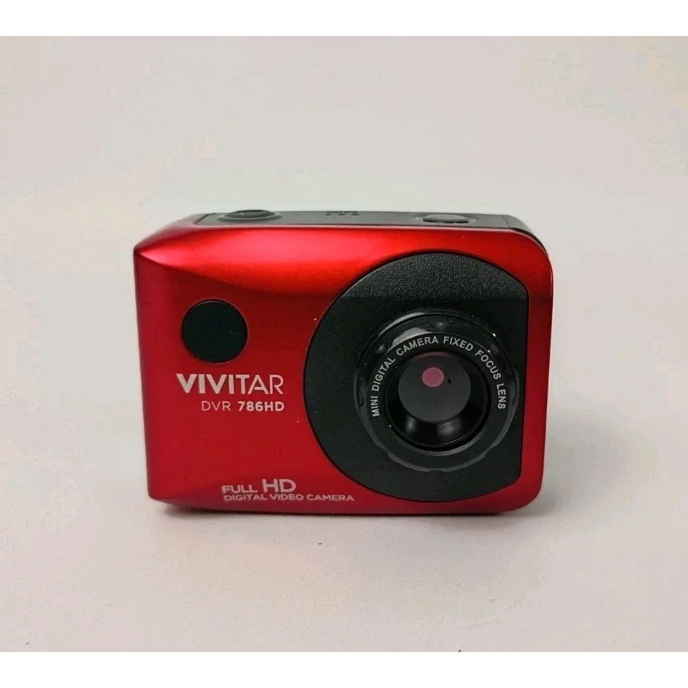 Vivitar DVR 786HD Action Camera DVR 786HD + 512 MB Card and Clear Action Case